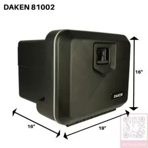 HQ Daken Underbody truck Poly Tool Box 19x16x16inches, sku 81002