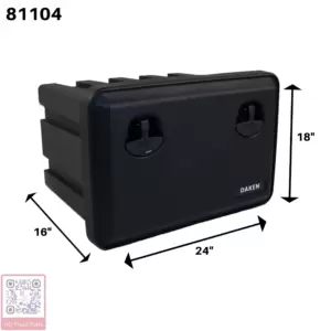 HQ Daken Poly Tool Box sku 81104 24X16X18 Just