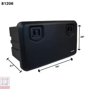 HQ Daken Poly Tool Box sku 81206 34X21X20 Arka