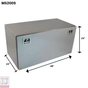 HQ Daken Stainless Tool Box sku MS2005 48X24X24