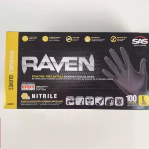 HQ Raven SAS Nitrile Disposable Gloves hand