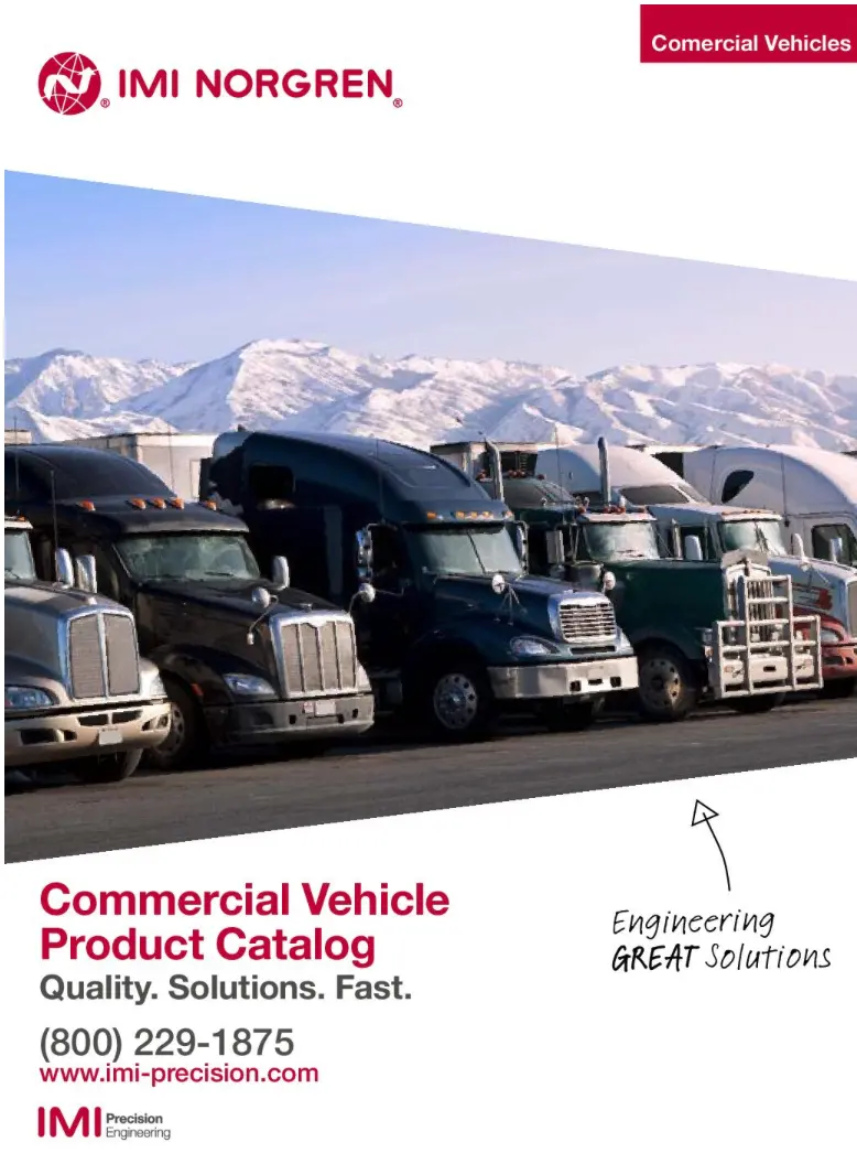 Norgren catalog cover Norgren Commercial Vehicle Product Catalog